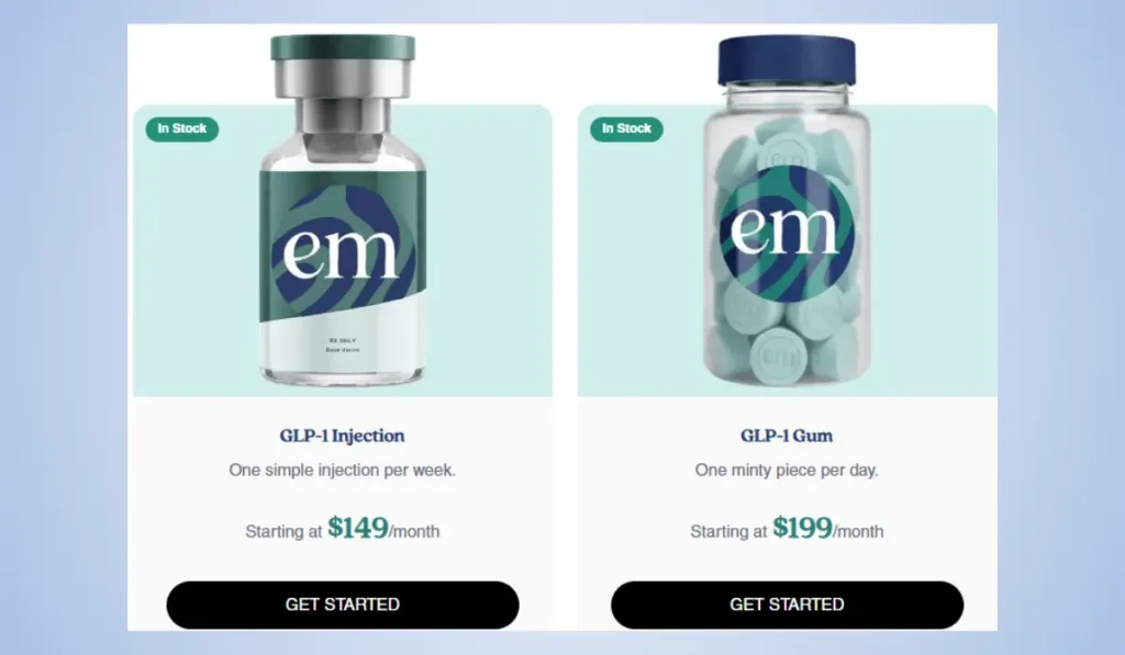 Embody GLP 1 Price